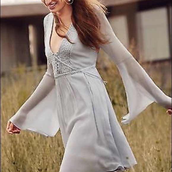 Ghost London Belled Peasant Dress
